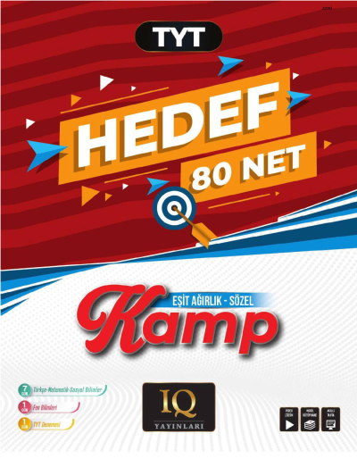 TYT Hedef 80 Eşit Ağırlık Sözel Kamp IQ Yayınları Fenomen Fotokopi - YKS - KPSS - ALES
