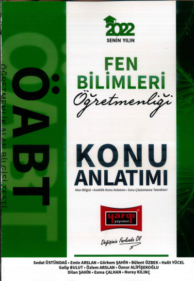 FEN BİLİMLERİ ÖĞRETMENLİĞİ KONU ANLATIMI Fenomen Fotokopi - YKS - KPSS - ALES