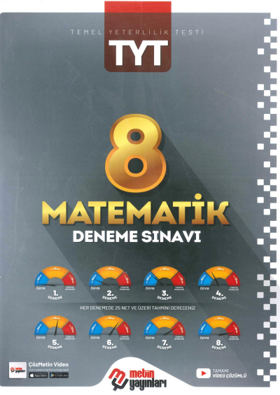 TYT Matematik 8 Deneme Fenomen Fotokopi - YKS - KPSS - ALES