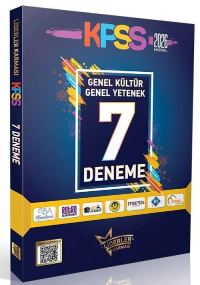 KPSS Genel Kültür Genel Yetenek 7 Deneme Liderler Karması Fenomen Fotokopi - YKS - KPSS - ALES