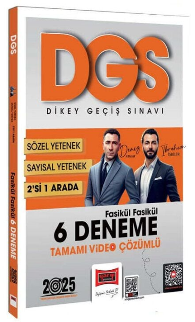 2025 DGS Sayısal-Sözel 2'si Bir Arada Fasikül Fasikül 6 Deneme Tamamı Video Çözümlü Yargı Yayınları Fenomen Fotokopi - YKS - KPSS - ALES