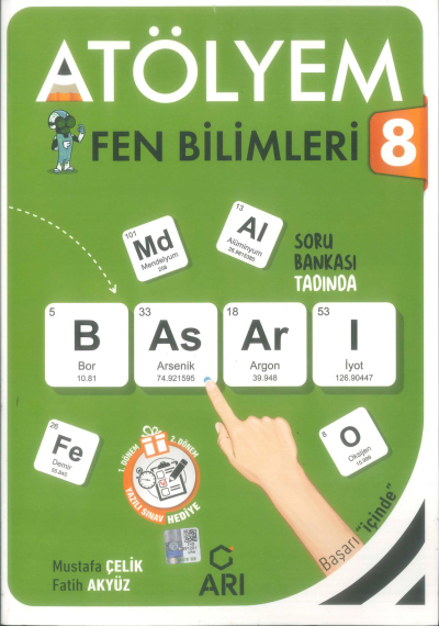 8. Sınıf Fen Bilimleri Atölyem Fenito Arı Yayıncılık