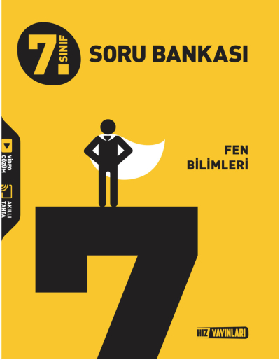7. Sınıf Fen Bilimleri Soru Bankası Hız Yayınları Fenomen Fotokopi - YKS - KPSS - ALES