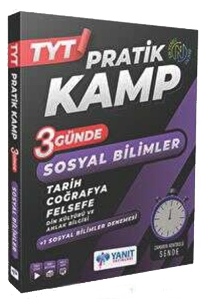 TYT Pratik Kamp 3 Günde Sosyal Bilimler Yanıt Yayınları