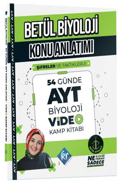 Betül Biyoloji Konu Anlatımı 54 Günde AYT Biyoloji Video Kamp Kitabı Fenomen Fotokopi - YKS - KPSS - ALES