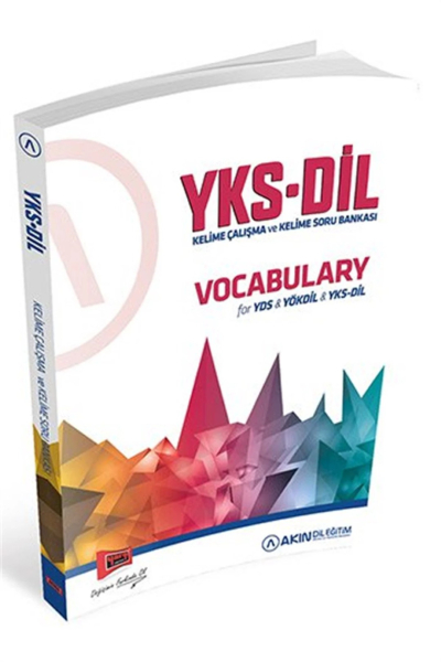 YKSDİL Vocabulary Kelime Çalışma ve Kelime Soru Bankası Akın Dil Yargı Yayınları Fenomen Fotokopi - YKS - KPSS - ALES