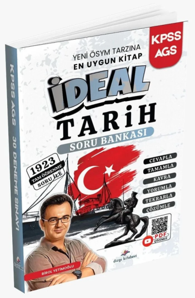 2026 KPSS MEB-AGS İdeal Tarih Soru Bankası Çözümlü - Birol Yetimoğlu Dizgi Kitap Yayınları Fenomen Fotokopi - YKS - KPSS - ALES