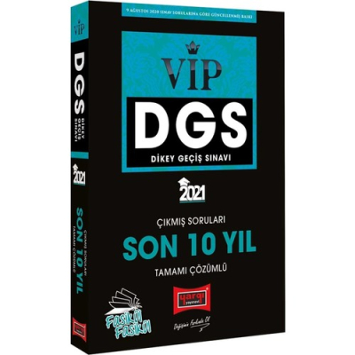 VİP DGS SON 10 YIL ÇIKMIŞ SORU ÇÖZÜMLÜ Fenomen Fotokopi - YKS - KPSS - ALES