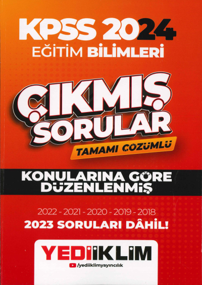 2018-2023 ÇIKMIŞ SORULAR TAMAMI ÇÖZÜMLÜ (KONULARINA GÖRE DÜZENLENMİŞ) Fenomen Fotokopi - YKS - KPSS - ALES