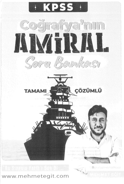 COGRAFYA nın AMİRAL SORU BANKASI Fenomen Fotokopi - YKS - KPSS - ALES