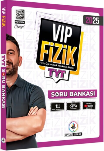 2025 TYT Fizik Soru Bankası Vip Fizik Yayınları Fenomen Fotokopi - YKS - KPSS - ALES