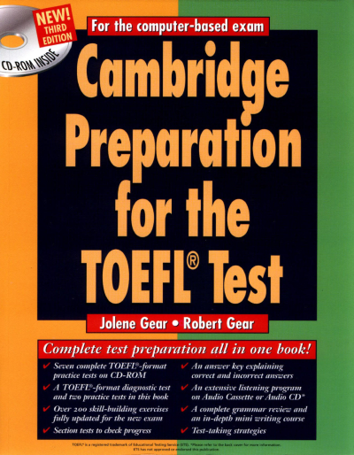 CAMBRIDGE PREPARATION FOR THE TOEFL TEST Fenomen Fotokopi - YKS - KPSS - ALES