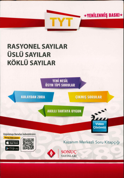 TYT RASYONEL - ÜSLÜ- KÖKLÜ SAYILAR SORU KİTAPÇIĞI Fenomen Fotokopi - YKS - KPSS - ALES