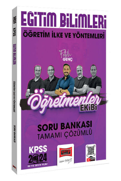 2024 KPSS Eğitim Bilimleri Öğretmenler Ekibi Öğretim İlke ve Yöntemleri Tamamı Çözümlü Soru Bankası Fenomen Fotokopi - YKS - KPSS - ALES