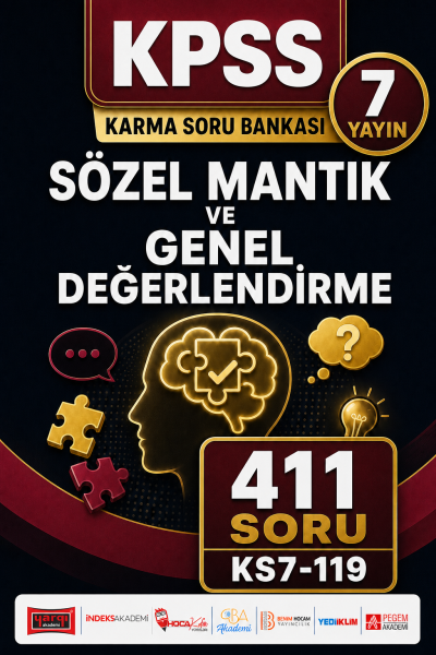 Sözel Mantık ve Genel Değerlendirme 7 Yayın 411 Soru Fenomen Fotokopi - YKS - KPSS - ALES
