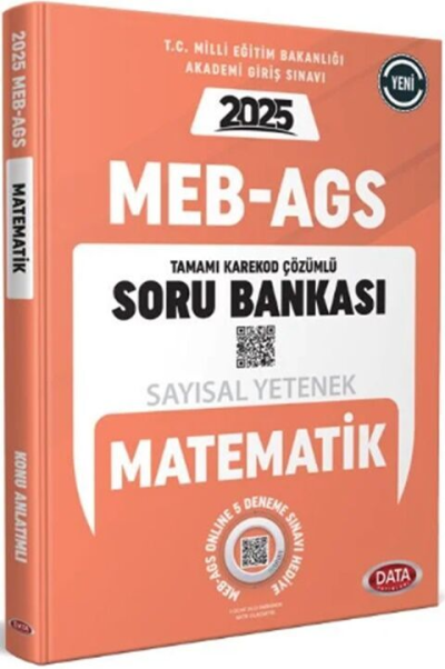 2025 MEB AGS Sayısal Yetenek Matematik Soru Bankası Çözümlü Data Yayınları Fenomen Fotokopi - YKS - KPSS - ALES