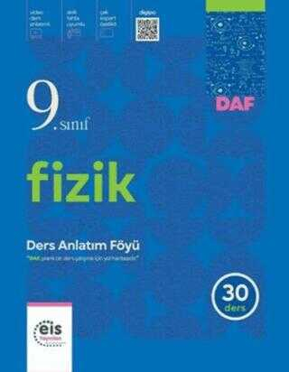 9.Sınıf DAF Fizik EİS Yayınları Fenomen Fotokopi - YKS - KPSS - ALES