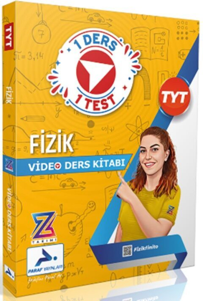 Fizikfinito Paraf Z Takımı TYT Fizik Video Ders Anlatım Kitabı Prf Paraf Yayınları Fenomen Fotokopi - YKS - KPSS - ALES