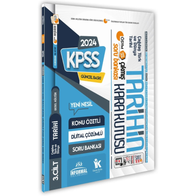 TARİHİN KARAKUTUSU ÇIKMIŞ SORU BANKASI 3. CİLT (ÇAĞDAŞ TÜRK VE DÜNYA TARİHİ)