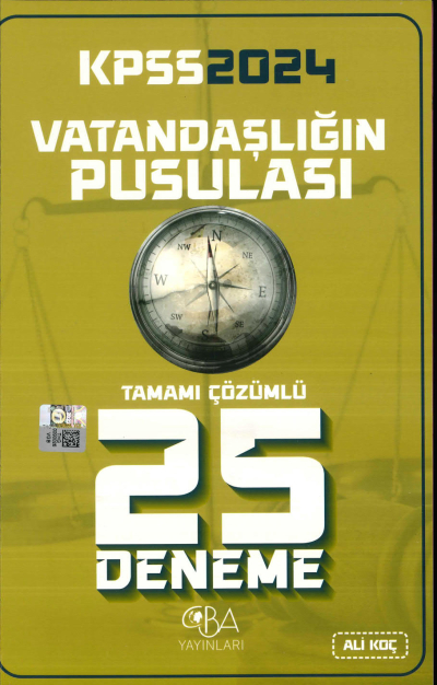 2024 KPSS Vatandaşlığın Pusulası 25 Deneme Fenomen Fotokopi - YKS - KPSS - ALES