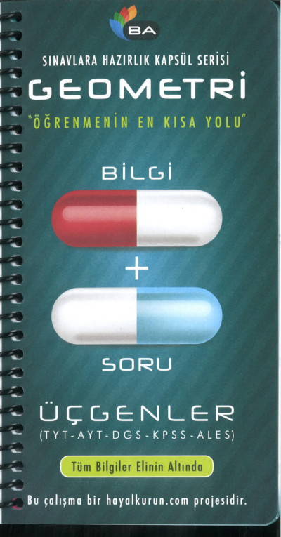 GEOMETRİ KAPSÜL SERİSİ - ÜÇGENLER Fenomen Fotokopi - YKS - KPSS - ALES