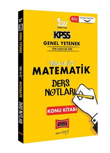KPSS Lisans Genel Yetenek Matematik Kısa ve Öz Ders Notları Fenomen Fotokopi - YKS - KPSS - ALES