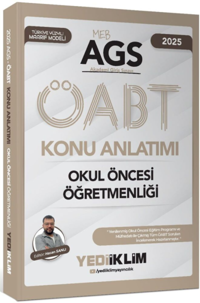 2025 MEB-AGS ÖABT Okul Öncesi Öğretmenliği Konu Anlatımı Yediiklim Yayınları Fenomen Fotokopi - YKS - KPSS - ALES