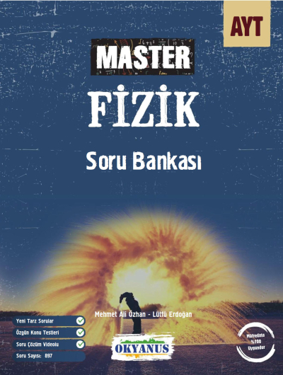 AYT Master Fizik Soru Bankası Okyanus Yayınları Fenomen Fotokopi - YKS - KPSS - ALES