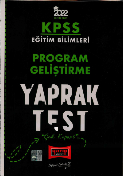 PROGRAM GELİŞTİRME YAPRAK TEST Fenomen Fotokopi - YKS - KPSS - ALES