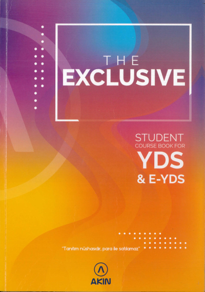 THE EXCLUSIVE STUDENT COURSE BOOK FOR YDS & E-YDS Fenomen Fotokopi - YKS - KPSS - ALES