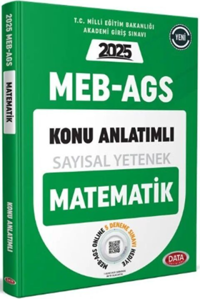 2025 MEB AGS Sayısal Yetenek Matematik Konu Anlatımlı Data Yayınları Fenomen Fotokopi - YKS - KPSS - ALES