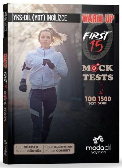 YKSDİL İngilizce WARM UP First 15 Mock Tests Modadil Yayınları Fenomen Fotokopi - YKS - KPSS - ALES
