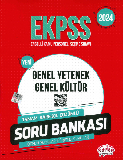 E-KPSS TÜM DERSLER SORU BANKASI TAMAMI KAREKOD ÇÖZÜMLÜ Fenomen Fotokopi - YKS - KPSS - ALES
