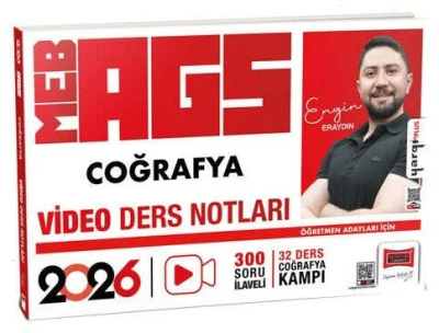 2026 MEB-AGS Coğrafya Video Ders Notları Yargı Yayınları Fenomen Fotokopi - YKS - KPSS - ALES