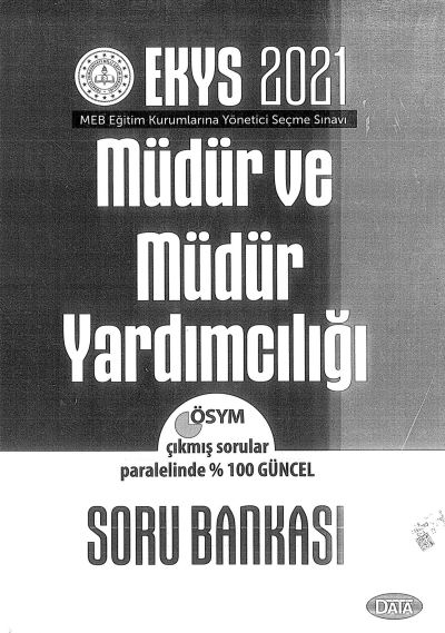 MÜDÜR VE MÜDÜR YARDIMCILIĞI SORU BANKASI