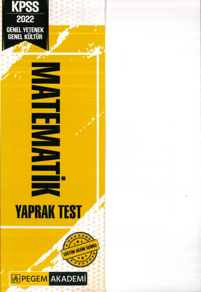 MATEMATİK YAPRAK TEST Fenomen Fotokopi - YKS - KPSS - ALES