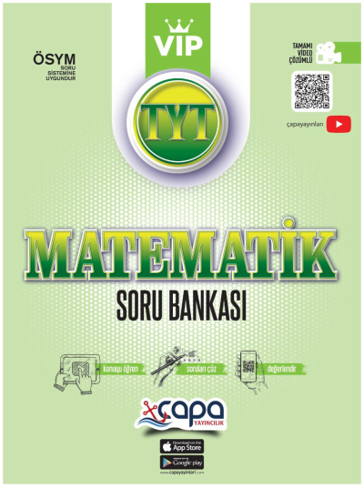 TYT Matematik VIP Soru Bankası Video Çözümlü Çapa Yayınları