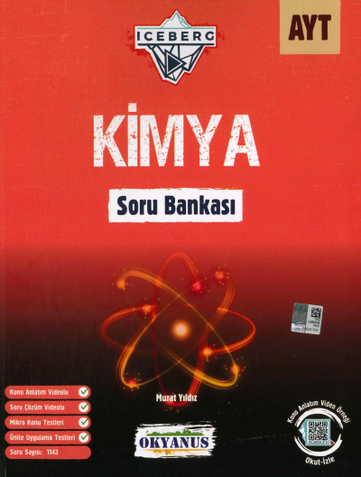 AYT ICEBERG KİMYA SORU BANKASI Fenomen Fotokopi - YKS - KPSS - ALES
