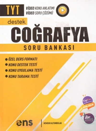 TYT Coğrafya Destek Soru Bankası ENS Yayıncılık Fenomen Fotokopi - YKS - KPSS - ALES