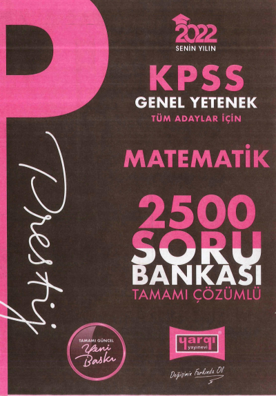 PRESTİJ MATEMATİK TAMAMI ÇÖZÜMLÜ SORU BANKASI Fenomen Fotokopi - YKS - KPSS - ALES