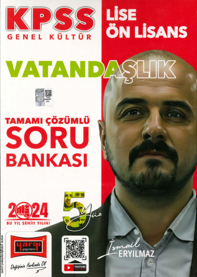 VATANDAŞLIK TAMAMI ÇÖZÜMLÜ SORU BANKASI (5YÜZ) Fenomen Fotokopi - YKS - KPSS - ALES