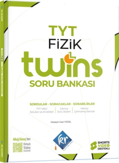 YKS TYT Fizik Twins Soru Bankası Çözümlü KR Akademi Fenomen Fotokopi - YKS - KPSS - ALES