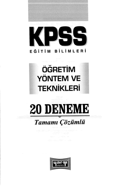 ÖYT 20 Lİ DENEME Fenomen Fotokopi - YKS - KPSS - ALES