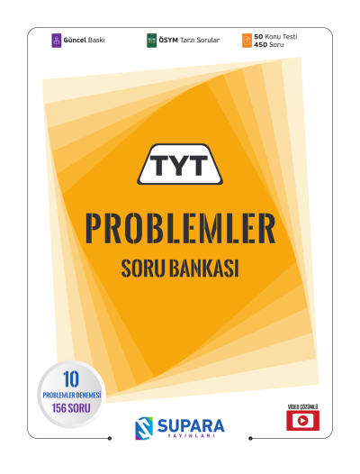 TYT Problemler Soru Bankası Fenomen Fotokopi - YKS - KPSS - ALES