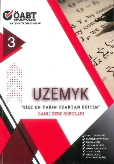 UZEMYK Canlı Ders Soruları İlköğretim Lise Mat Öğretmenliği Yüksel Keleş Fenomen Fotokopi - YKS - KPSS - ALES