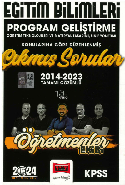 PROGRAM GELİŞTİRME 2014-2023 TAMAMI ÇÖZÜMLÜ ÇIKMIŞ SORULAR (ÖĞRETMENLER EKİBİ) Fenomen Fotokopi - YKS - KPSS - ALES