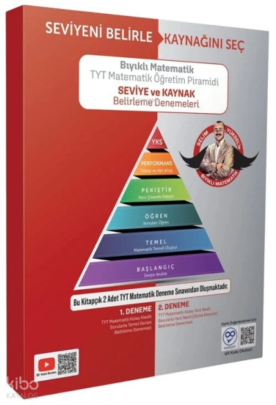 YKS TYT Bıyıklı Matematik 2 Deneme Çözümlü Selim Yüksel Paraf Akademi Fenomen Fotokopi - YKS - KPSS - ALES