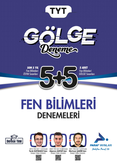 TYT Fen Bilimleri Gölge Deneme Paraf Yayınları Fenomen Fotokopi - YKS - KPSS - ALES