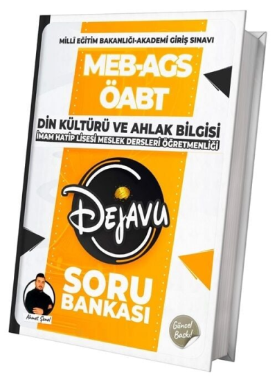 2025 ÖABT Din Kültürü ve Ahlak Bilgisi Dejavu Soru Bankası TKM Akademi Fenomen Fotokopi - YKS - KPSS - ALES