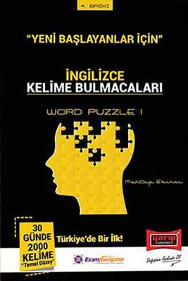 YENİ BAŞLAYANLAR İÇİN İNGİLİZCE KELİME BULMACALARI WORD PUZZLE 1 Fenomen Fotokopi - YKS - KPSS - ALES